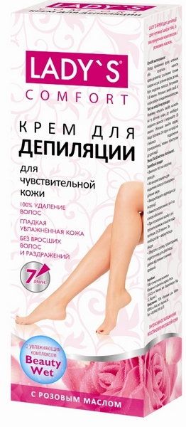 Изображение товара Депилятор Крем для области бикини для чувствительной кожи Розовое масло, 100 мл Депилятор Крем для области бикини для чувствительной кожи Розовое масло, 100 мл фотография