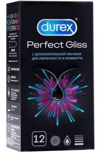 Презерватив Дюрекс Perfect Gliss 12шт