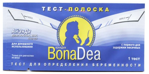 Тест bonadea для определения беременности фотография