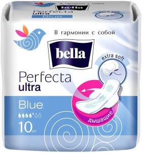 Прокладки белла perfecta ultra blue 10шт