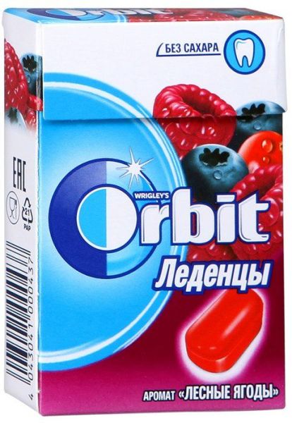 Изображение товара Леденцы Орбит лесные ягоды №8 Леденцы Орбит лесные ягоды №8 фотография