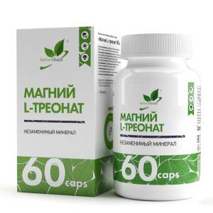 Магний L-треонат Naturalsupp 60 капсул