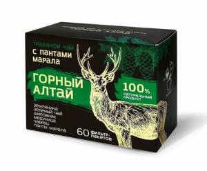 Сбор травяной с пантами марала Фарм-Продукт 60 фильтр-пакетов