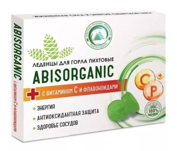 Изображение товара Леденцы ABISORGANIC пихтовые с витамином C и флавоноидами 10шт Леденцы ABISORGANIC пихтовые с витамином C и флавоноидами 10шт фотография