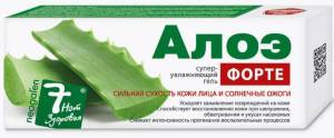 Гель для лица и тела Алоэ Форте суперувлажняющий 7 нот здоровья 75мл